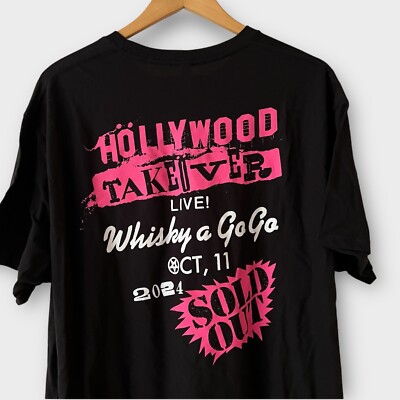 RARE!: Motley Crue Hollywood Takeover @The Roxy T-shirt from Oct 9