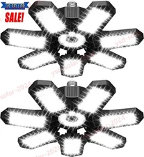 99000000LM LED Garage Light Super Bright Work Shop Ceiling Light Deformable Bulb