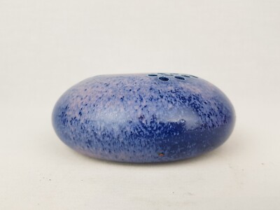 Vintage KUBICECK STUDIO ART POTTERY Pink Blue Ikebana Steck Vase West Germany
