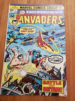 THE INVADERS #1 Cents Marvel Comics - 1975 sehr selten