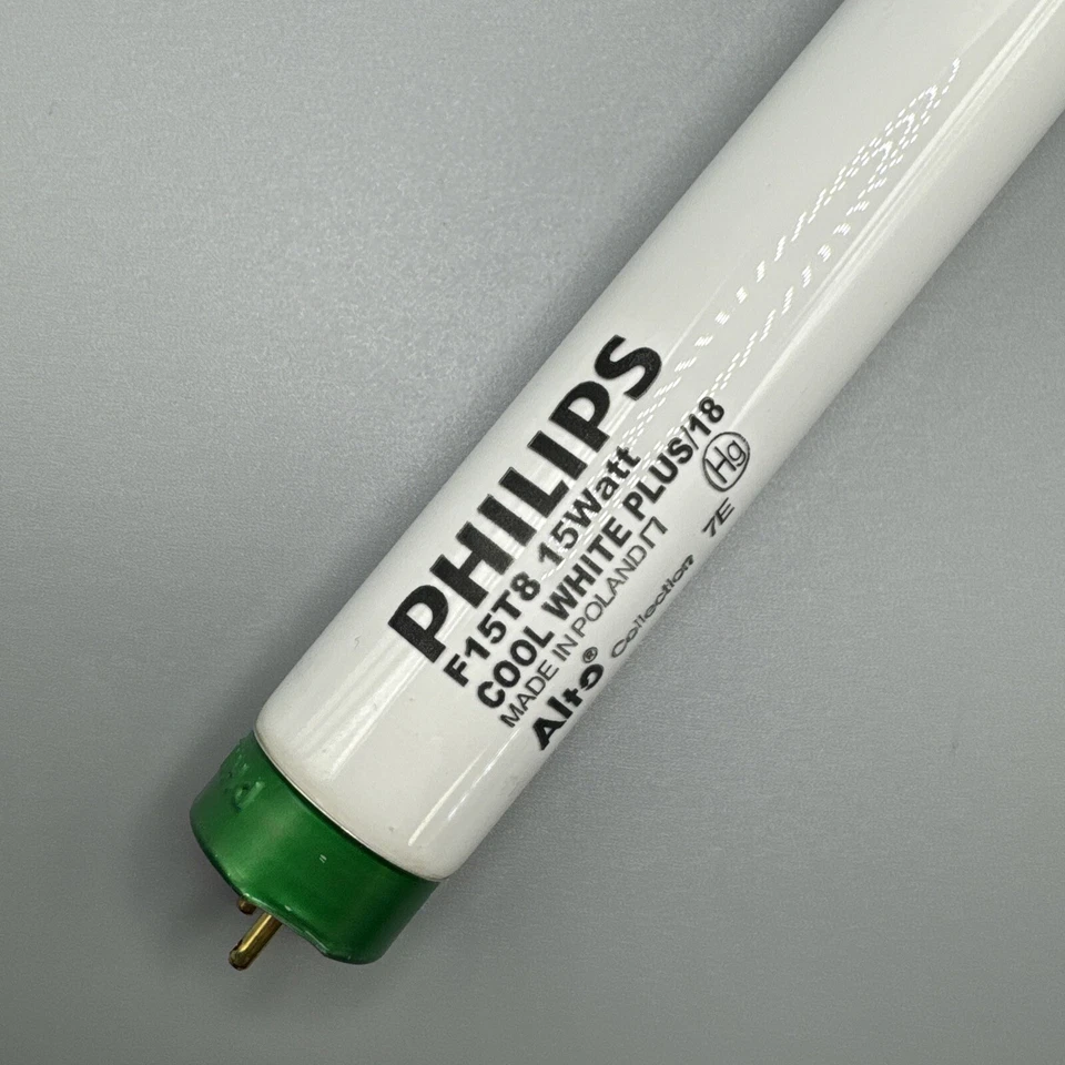 Phillips 15-Watt 18 in. Linear T8 Fluorescent Tube Light Bulb Cool White - Image 3 of 4