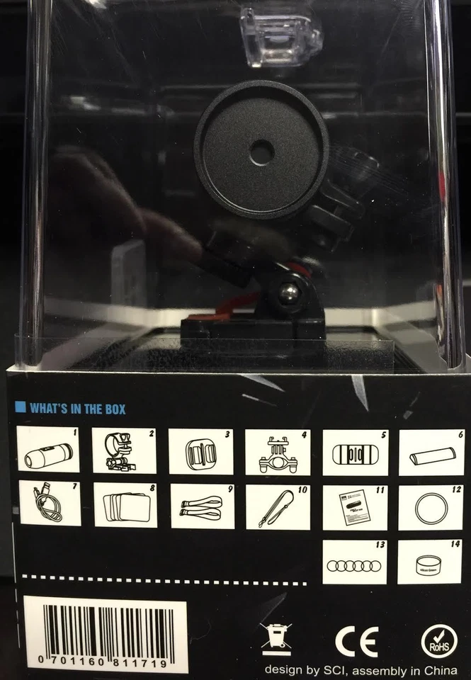 1080P HELMET CAMERA BULLETHD PRO4 NIGHT VISION IR INFRARED GHOST HUNTER BIGFOOT - Image 4 of 4