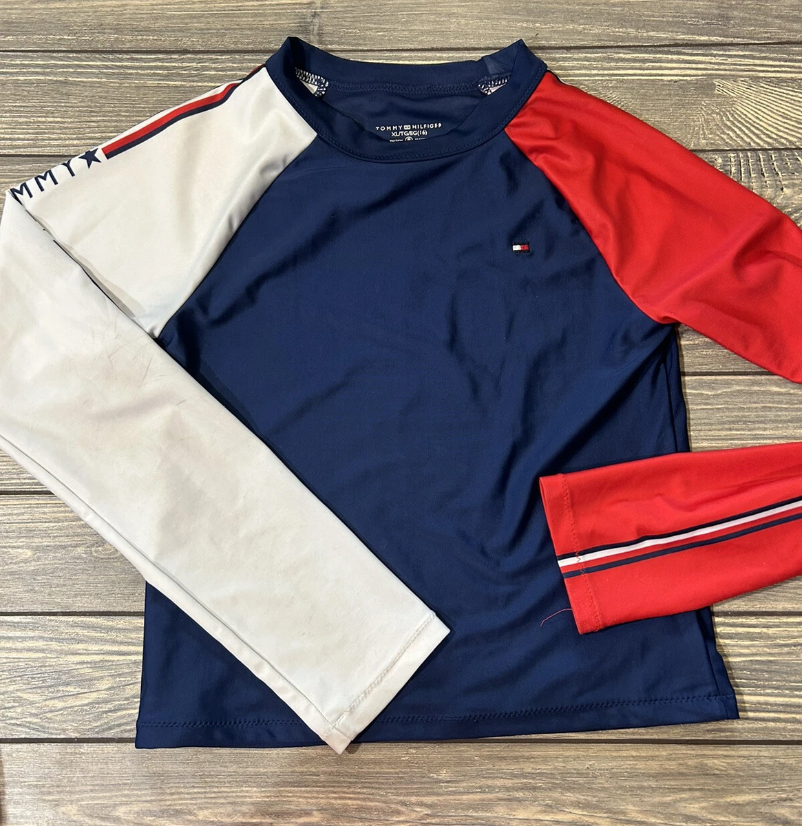 Tommy hilfiger sales swim shirt