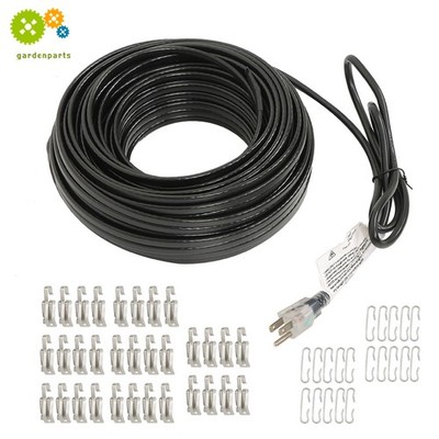 8W/ft 120V Roof Heat Cable Snow De-icing Kit Self-Regulating Heat Tape 120ft