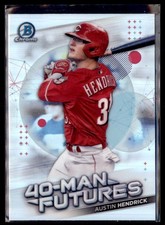 2021 Bowman Chrome Baseball 40 Man Futures Austin Hendrick Reds FMF 24