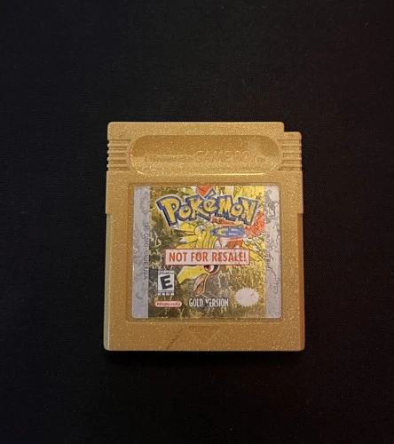 Nintendo Pokémon Gold Version Not For Resale Game Boy Color Cartridge (Works)