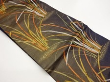 7624109: JAPANESE KIMONO JAPANESE NAGOYA OBI / WOVEN PLANTS