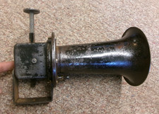 1915 1920 Vintage Samson Lion Plunger Style Automobile Horn Original Patina
