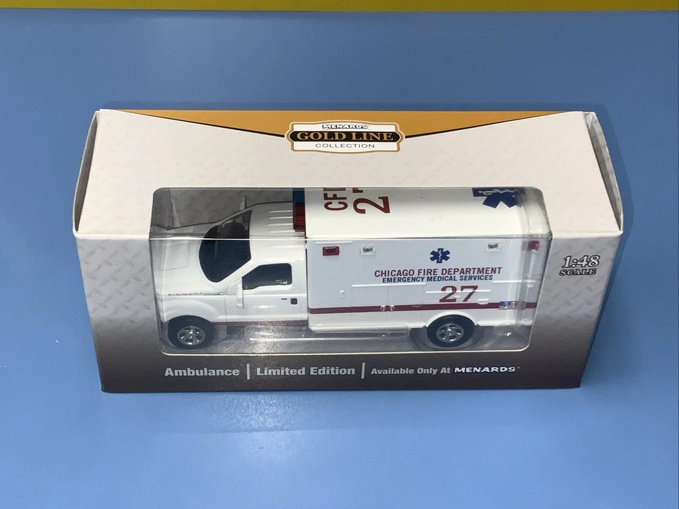 Menards Gold Line Chicago Fire Department Emergency Medical Services 1:48 NEW - Image 4 of 4