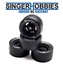 LOSI LOS-3779 Hoosier Mounted Tires, Medium (4): NASCAR GROM Asphalt Late Model