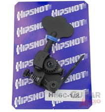Hipshot HE6C-1/2 Ultralite D-Tuner X-Tender 1/2 Bass, Black, 20685B