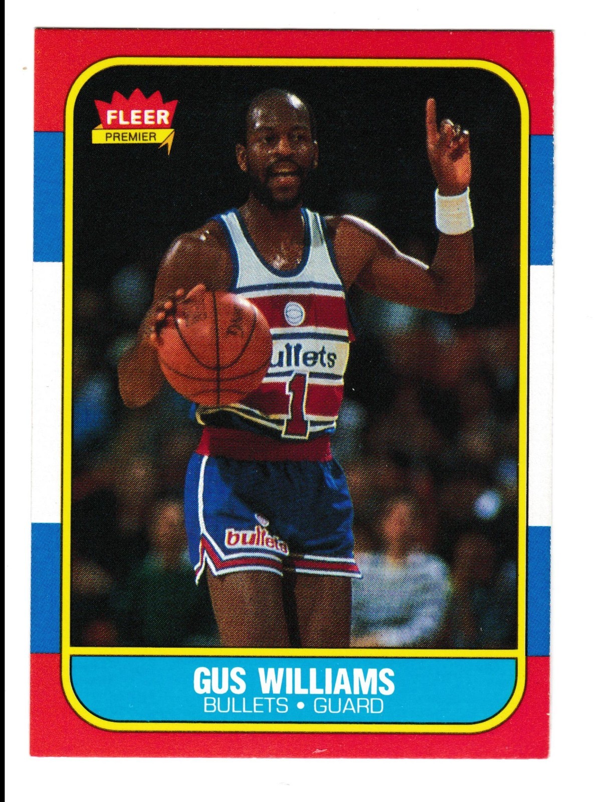 1986-87 FLEER PREMIUM BASKETBALL GUS WILLIAMS #124