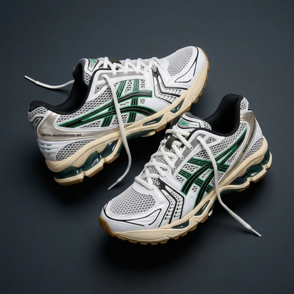 ASICS Gel-Kayano 14 White Hinoki Beige 1203A740-103 Mens New | eBay