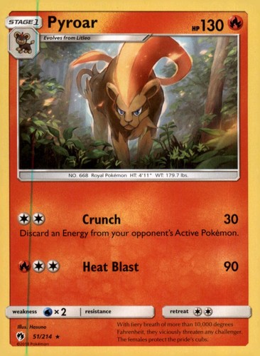 PYROAR 51/214 LOST THUNDER NM