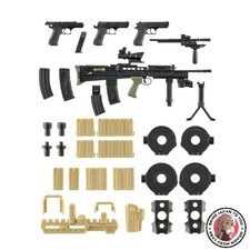 Juego de rifle de asalto Tomytec Little Armory LA-MD01 Megami Device AR 1/12