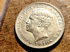 1910 PORTUGAL 🇵🇹 SILVER 100 REIS — photo 1