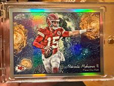 Topps 2025 Cosmic Chrome Stars in the Night Patrick Mahomes II STN-14 Chiefs