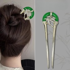 New Alloy Hairpin U Shape Hair Stick Chinese Style Traditional Hair Accessory