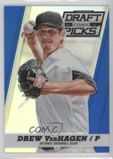 2013 Panini Prizm Perennial Draft Picks Blue Prizm 39/75 Drew VerHagen #22 0o9