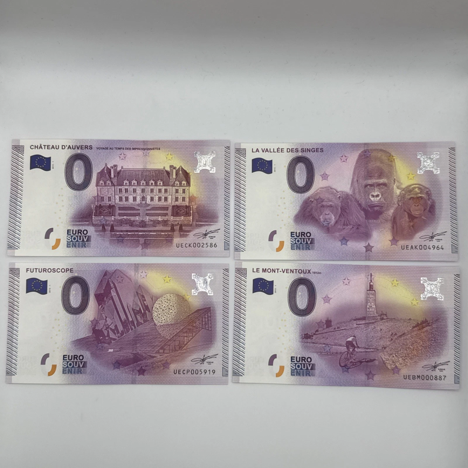Billet  Zéro 0 € Euro Touristique / Souvenir  2015