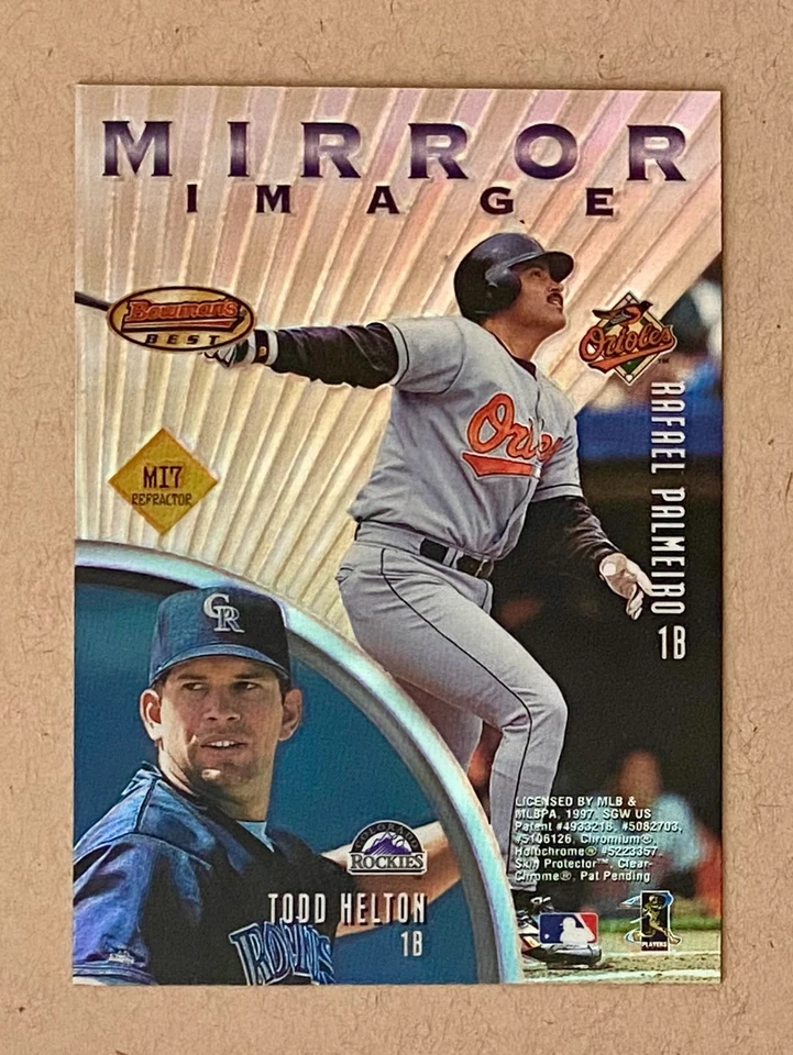1997 年 BOWMAN'S BEST Refractor Mirror 图像 McGWIRE、KoherKO-PALMEIRO、HELTON、MI7 — 第 2/2 张图片