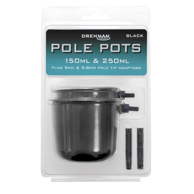 DRENNAN POLE POTS  150 250ml | NEW - POLE MATCH Cups Pot Cup