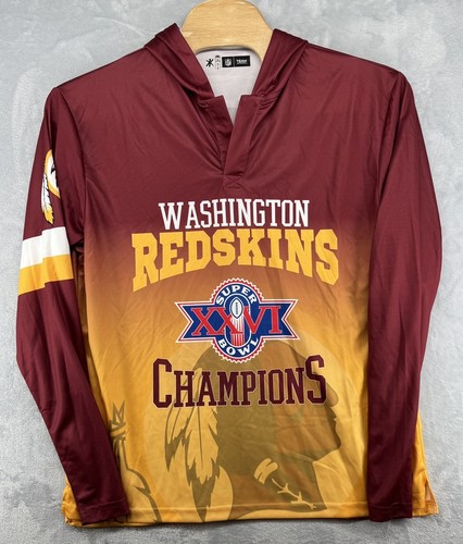 Klew NFL Team Apparel Washington Redskins Super Bowl XXVI Champions Hoodie 2XL - Picture 1 of 8