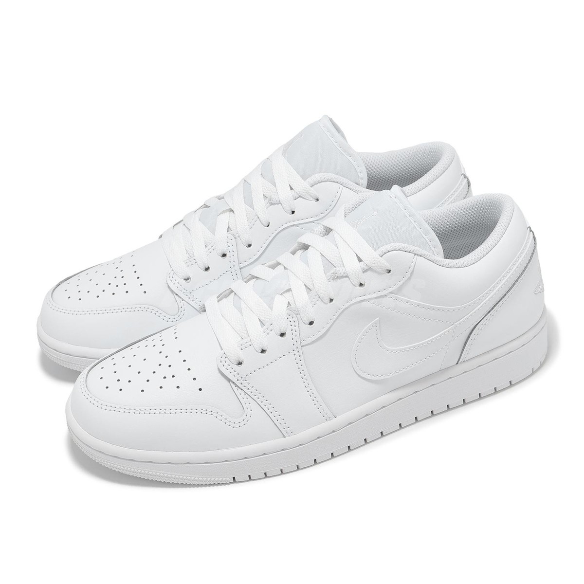 [NIKE] AIR JORDAN 1 LOW トリプルホワイト 28cm Nike Air Jordan 1 Low 2022 AJ1 Triple White Men Casual Shoes