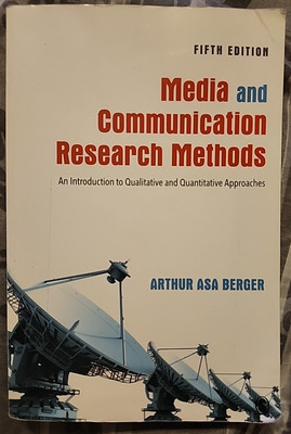 Media and Communication Research Methods An Introduction to Qualitative Textbook