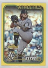 2024 Topps Update Yellow Rainbow Foil Joey Estes #US130 10z2