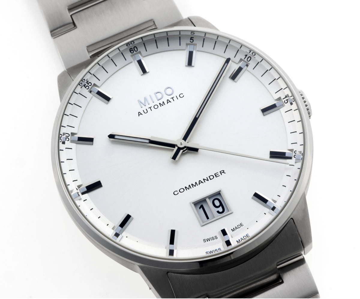 MIDO Commander Big Date Automatic Silver Dial SS - image 4