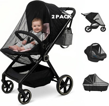 2 Pack Universal Baby Mosquito Net Cover for Stroller Car Seat Bassinet Infant B