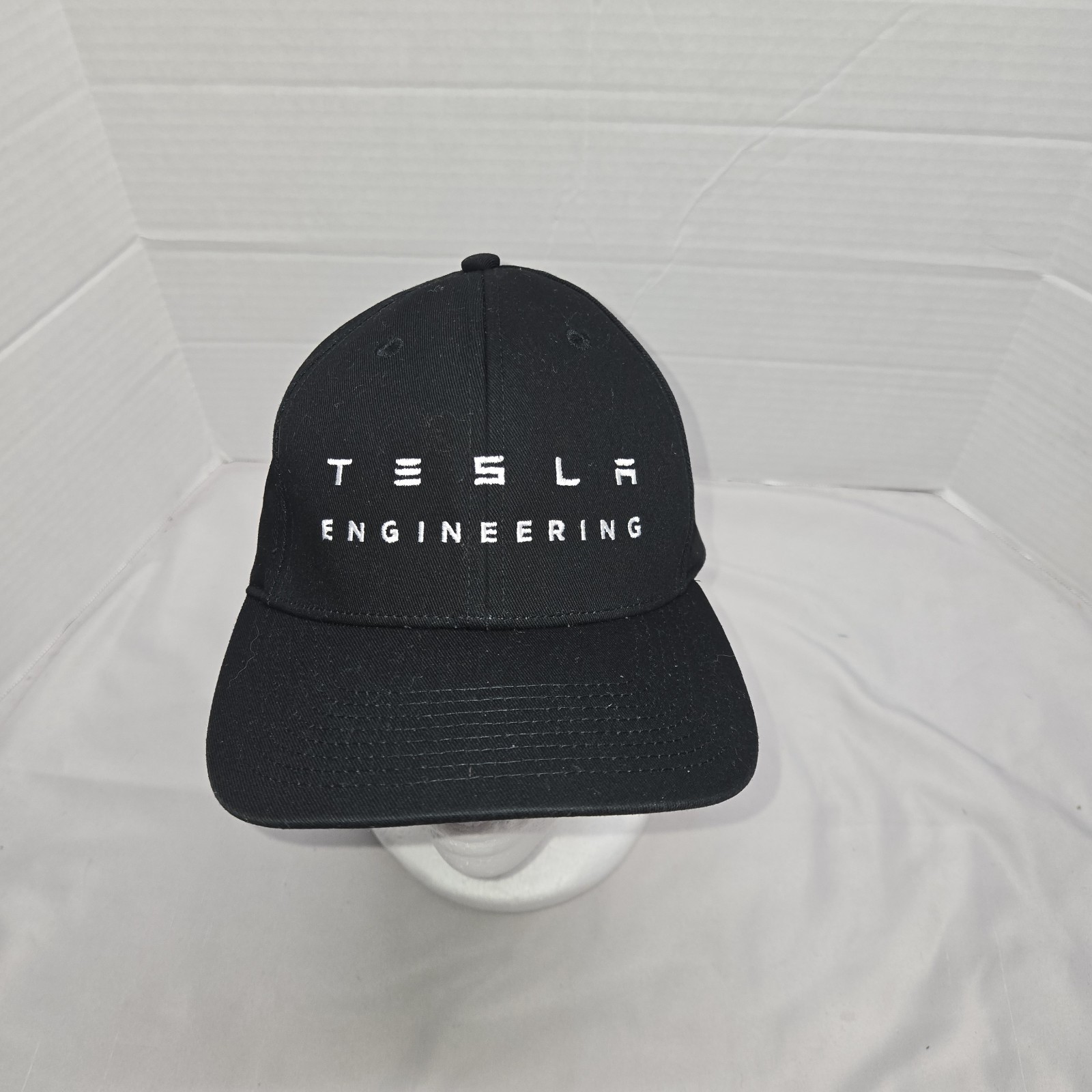 Tesla Engineering Hat Adj Snapback Cap Black Euc … - image 1