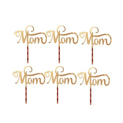  2 Pack Torten Zubehör Tortenornamente Muttertags -Kuchen -Topper