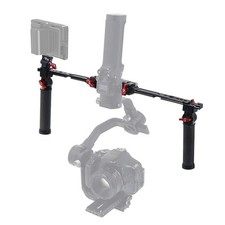 Dual Hand Stabilizer, with Cold Shoe for DJI Rsc2 RS2 Easy to Install Camera