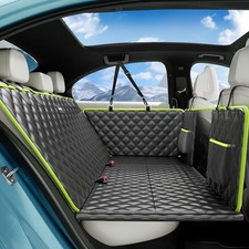 Dog Car Seat Cover for Back Seat, Waterproof Leather Fabric Back Seat Extender f