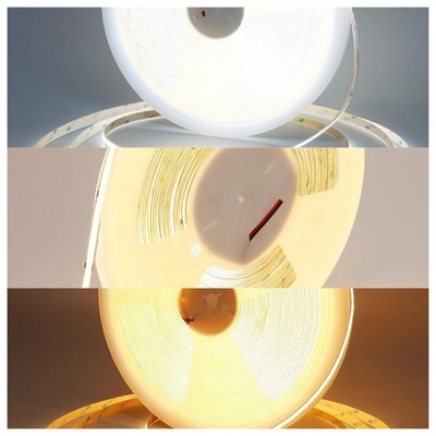 5m-30m 48V COB LED Strip 480LED/M Flexible LED Tape Lights Home Car Party Decor