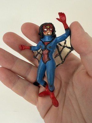 SPIDER-WOMAN Marvel Comics Universe Figure 1987 Scarce Blue Suit Variant