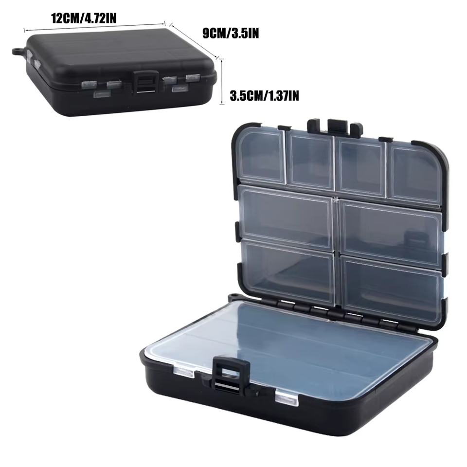 1Pc Waterproof Mini Fishing Tackle Box with Multiple Compartments for ...