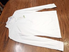 Lotus Romeo, NEW, show shirt, white, Medium $160 long sleeve b