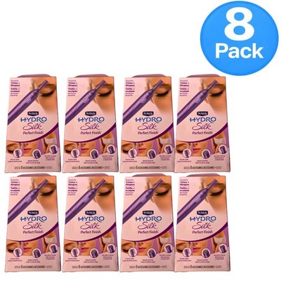 Schick Hydro Silk Perfect Finish 8-in-1 Grooming Kit for Women (8 Pack) New