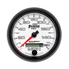 Autometer 7588 Phantom Ii Series 3-38 Speedometer Gauge 0-160 Mph Autometer 7588 Phantom Ii Series 3-38 Speedometer Gauge 0-160 Mph