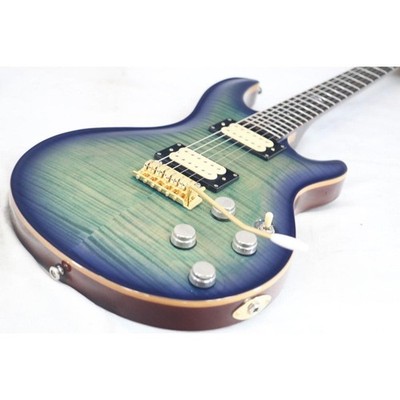 DEAN HARDTAIL SELECT VIBRATO Used Maple+Mahogany body Blue w/Semi