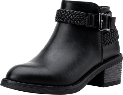 short womens dress boots Amazon.com | Women's Vintage Ankle Boots Embroidered Low Block Heel with Pointed Toe Lace up Ankle Bootie Floral Dress Short Booties