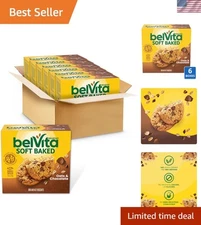 Nutritious Soft Baked Breakfast Bars - Chocolate & Oats, 30 Individual Packs