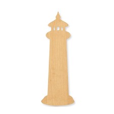 Unfinished Light House 2 Wood Cutout Craft Blank, Unfinished Baltic Birch DIY