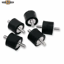 5pcs 1/4"-20 x 1/2" Rubber Vibration Resistant Isolator Mounting Studs Both Ends