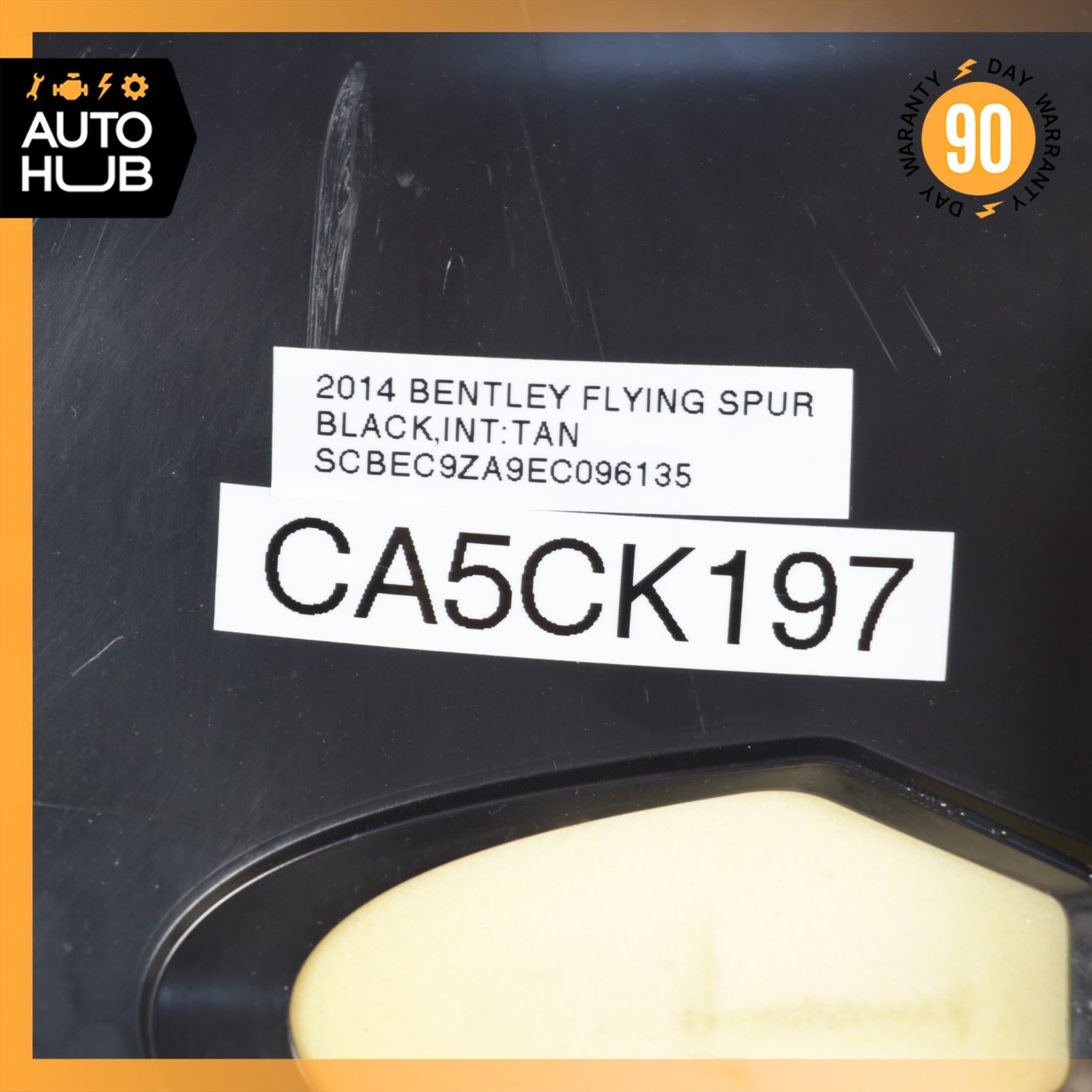 14-18 Bentley Flying Spur Rear Right Passenger Bottom Seat Cushion OEM 40k