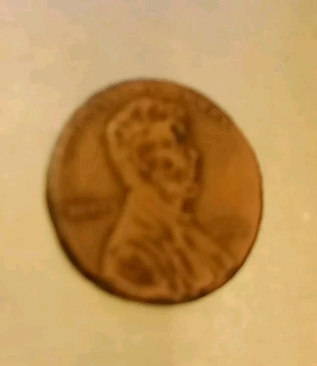 Rare 2006 No Mintmark Lincoln Cent / Penny Struck on a Dime Planchet of 2.1 G - Image 2 of 4