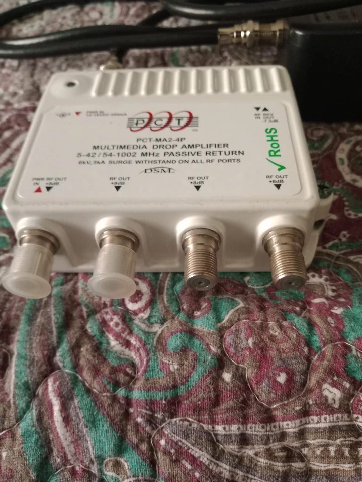 PCT Multimedia Drop Amplifier PCT-MA2-4P, 5-42/54-1002 MHz - Image 3 of 4